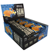 Warrior Raw Protein Flapjacks - 12 Bars x 75g Each - Packed with 20g of Protein - Low Sugar, High in Fibre (Honey Berry)